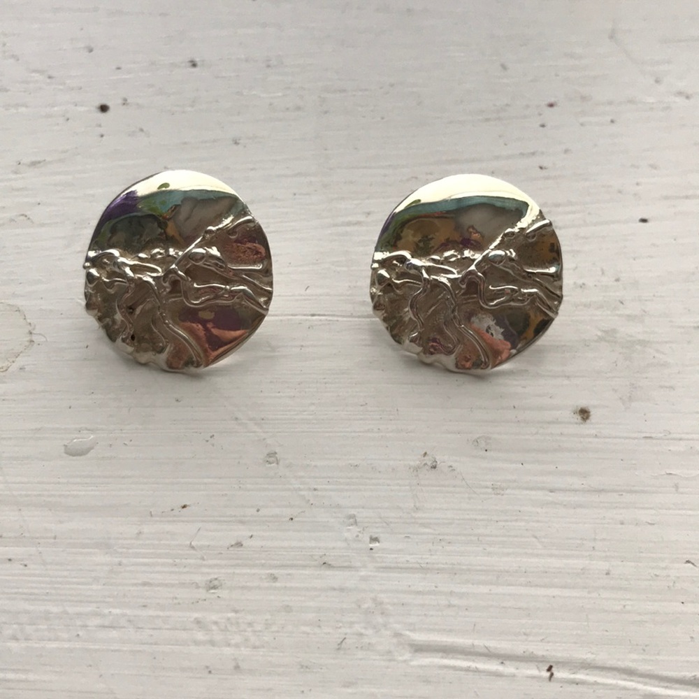 Sterling silver artist made earrings